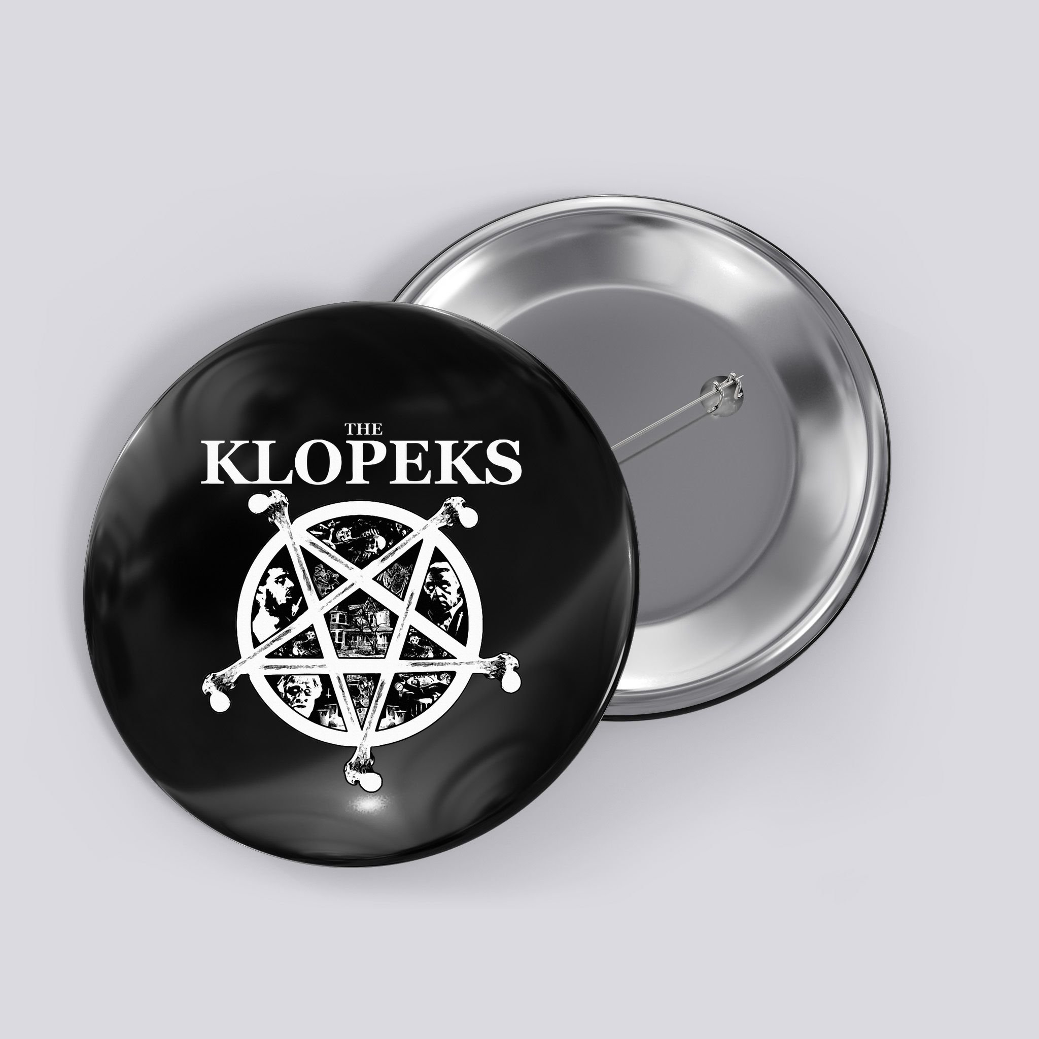 Burbs The Klopeks Evil Family Portrait Movie Button