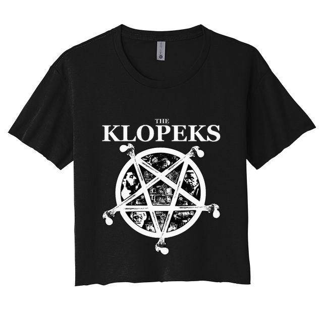 Burbs The Klopeks Evil Family Portrait Movie Crop Top