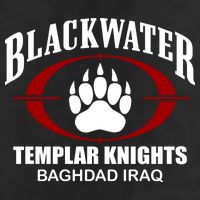 Blackwater Templar Knights Baghad Iraq 7 Panel Mesh Trucker Snapback Hat