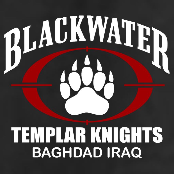 Blackwater Templar Knights Baghad Iraq 7 Panel Mesh Trucker Snapback Hat