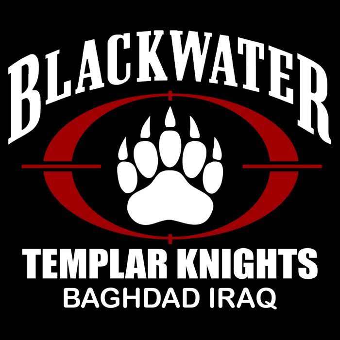 Blackwater Templar Knights Baghad Iraq Backpack