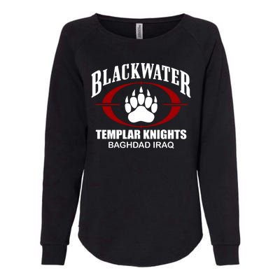 Blackwater Templar Knights Baghad Iraq Womens California Wash Sweatshirt