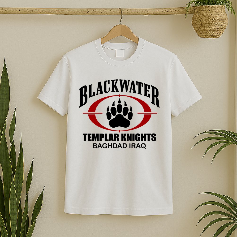 Blackwater Templar Knights Baghad Iraq T-Shirt
