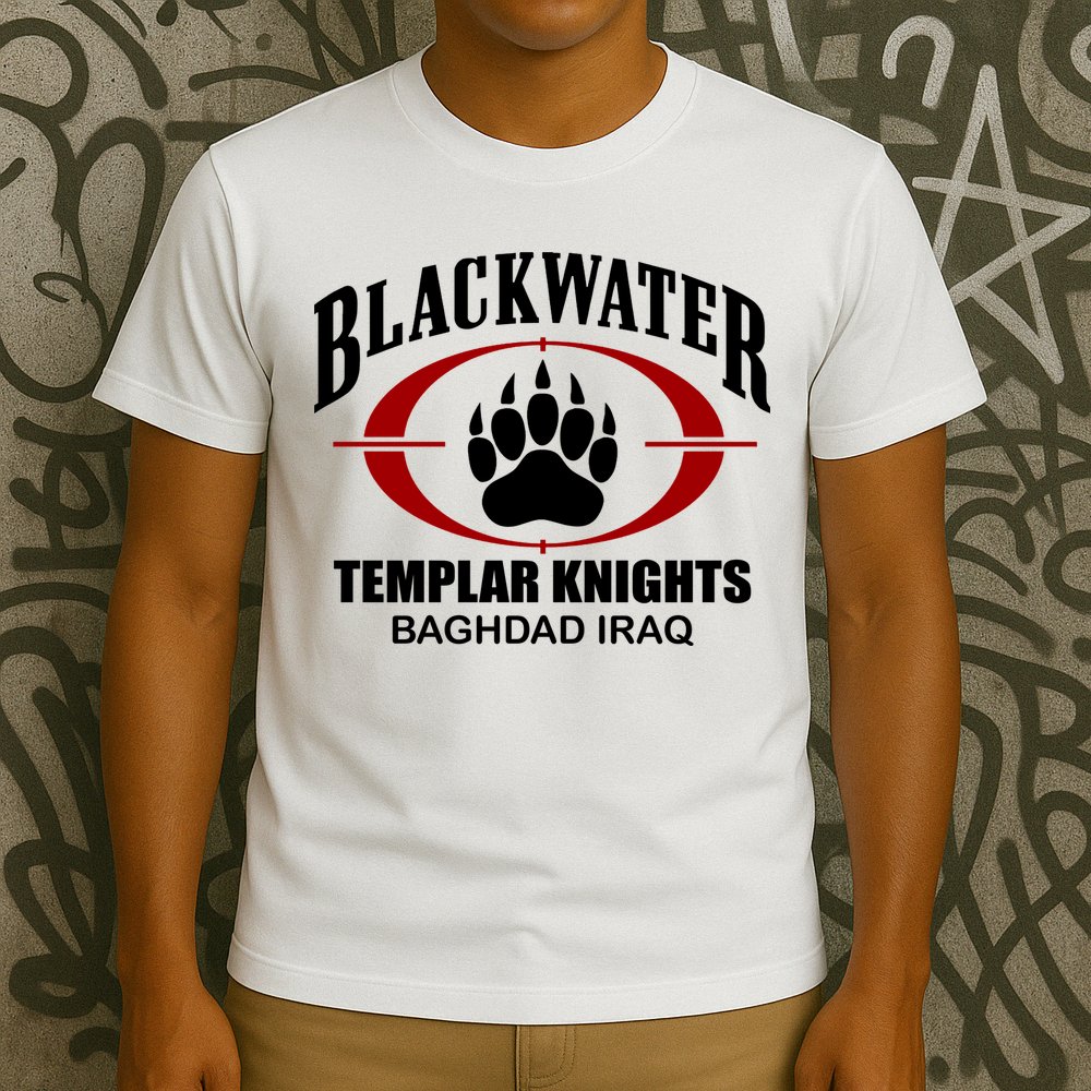 Blackwater Templar Knights Baghad Iraq T-Shirt