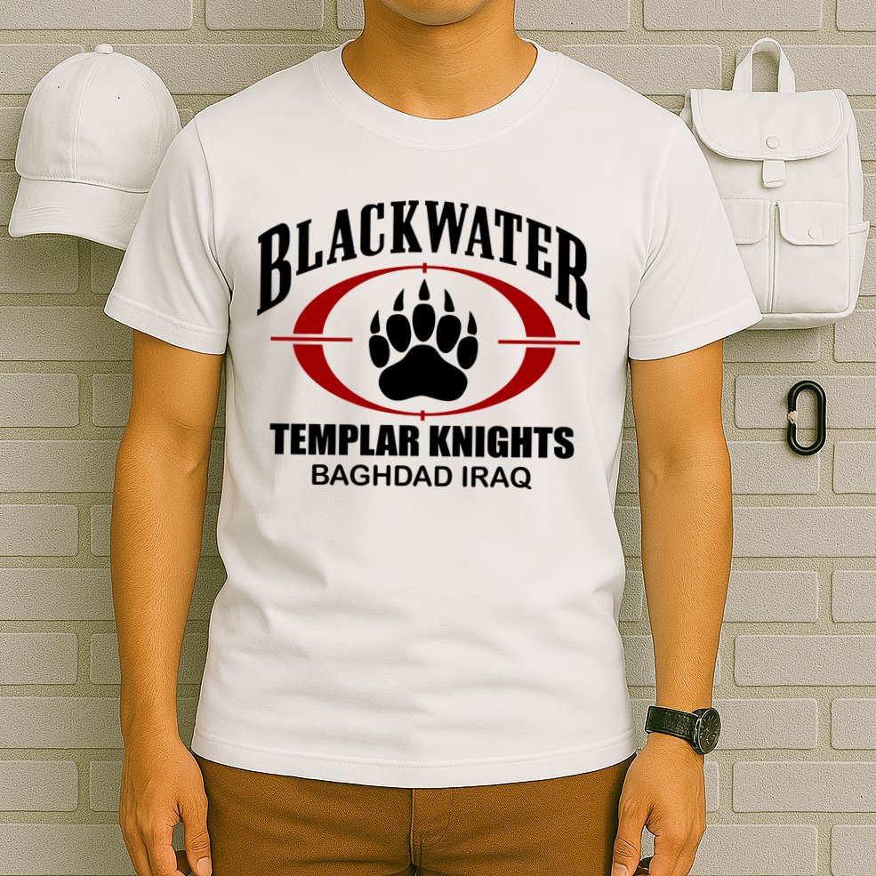 Blackwater Templar Knights Baghad Iraq T-Shirt
