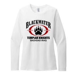 Blackwater Templar Knights Baghad Iraq Womens CVC Long Sleeve Shirt