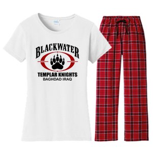 Blackwater Templar Knights Baghad Iraq Women's Flannel Pajama Set