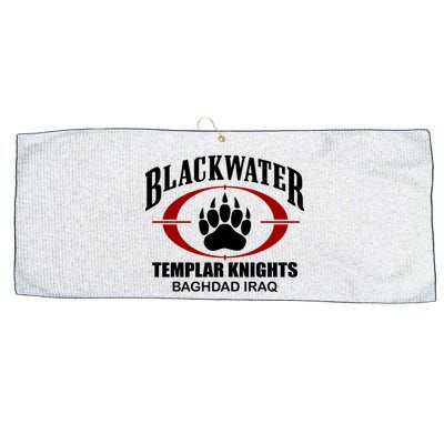 Blackwater Templar Knights Baghad Iraq Large Microfiber Waffle Golf Towel