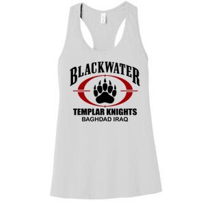 Blackwater Templar Knights Baghad Iraq Women's Racerback Tank