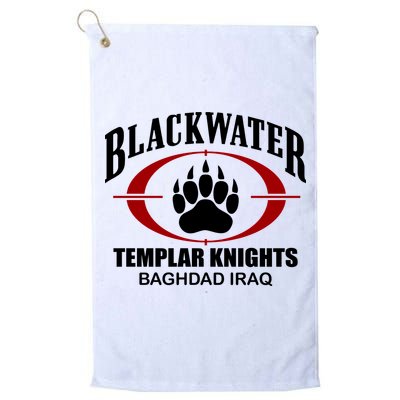 Blackwater Templar Knights Baghad Iraq Golf Towel