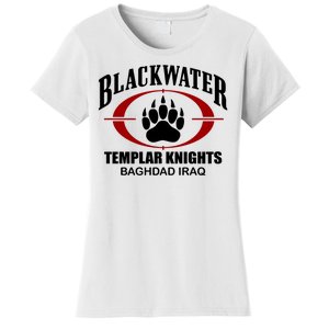 Blackwater Templar Knights Baghad Iraq Women's T-Shirt