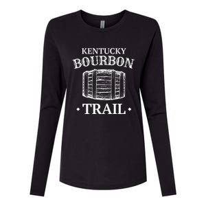 Bourbon Trail Kentucky Whiskey Womens Cotton Relaxed Long Sleeve T-Shirt