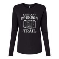 Bourbon Trail Kentucky Whiskey Womens Cotton Relaxed Long Sleeve T-Shirt