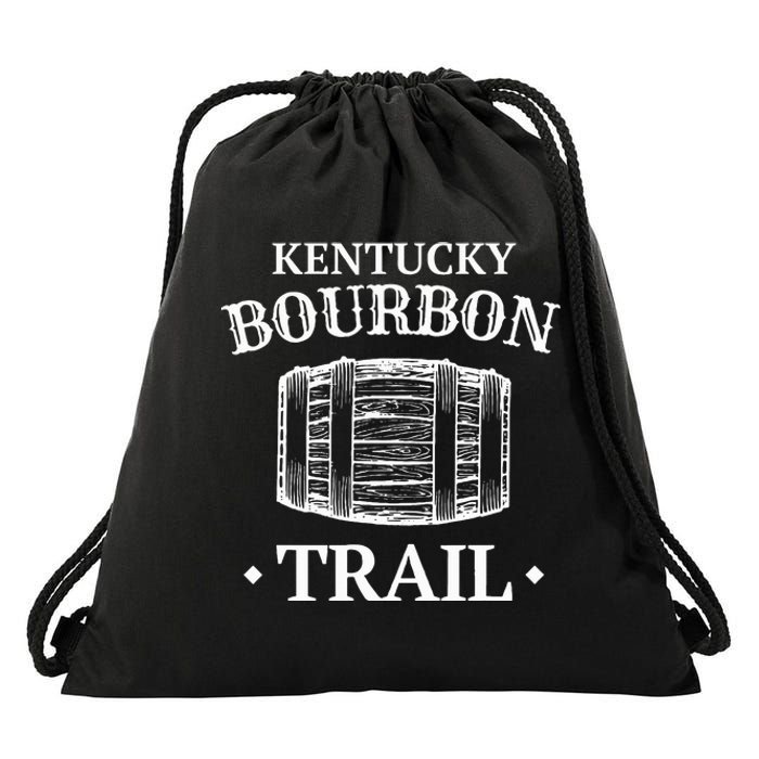 Bourbon Trail Kentucky Whiskey Drawstring Bag