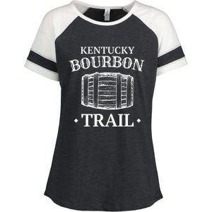 Bourbon Trail Kentucky Whiskey Enza Ladies Jersey Colorblock Tee