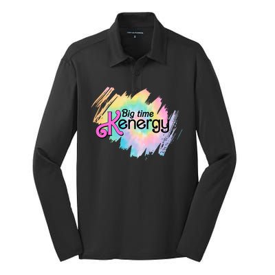 Big Time Kenergy Colorful Silk Touch Performance Long Sleeve Polo