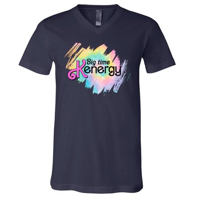 Big Time Kenergy Colorful V-Neck T-Shirt