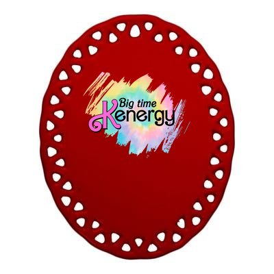 Big Time Kenergy Colorful Ceramic Oval Ornament