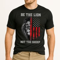 Be The Lion Not The Sheep Patriotic Lion American Patriot Cooling Performance Crew T-Shirt