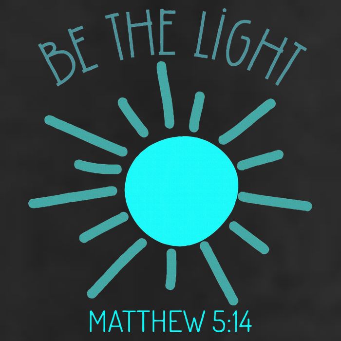 Be The Light Faith Religious Jesus Christian 7 Panel Mesh Trucker Snapback Hat