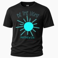 Be The Light Faith Religious Jesus Christian Cooling Performance Crew T-Shirt