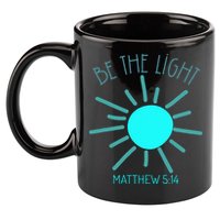 Be The Light Faith Religious Jesus Christian 11oz C Handle Ceramic Mug