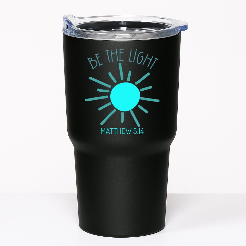 Be The Light Faith Religious Jesus Christian Tumbler