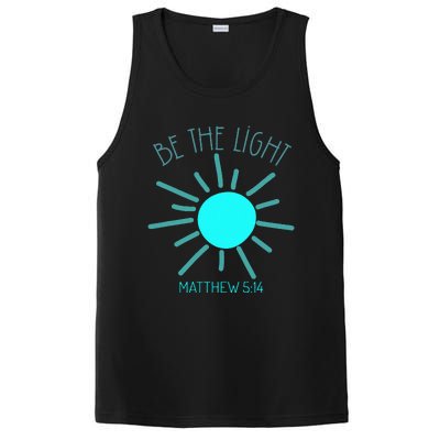 Be The Light Faith Religious Jesus Christian PosiCharge Competitor Tank