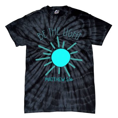 Be The Light Faith Religious Jesus Christian Tie-Dye T-Shirt