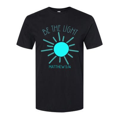 Be The Light Faith Religious Jesus Christian Softstyle® CVC T-Shirt