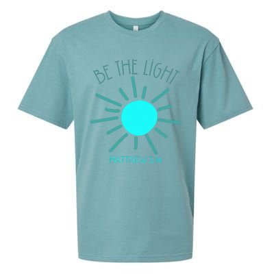 Be The Light Faith Religious Jesus Christian Sueded Cloud Jersey T-Shirt