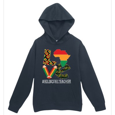 Bilingual Teacher Love African American Black History Month Urban Pullover Hoodie