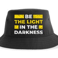 Be The Light In The Darkness Inspirational Sustainable Bucket Hat