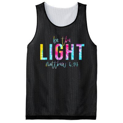 Be The Light Matthew 514 Tie Dye Christian Mesh Reversible Basketball Jersey Tank