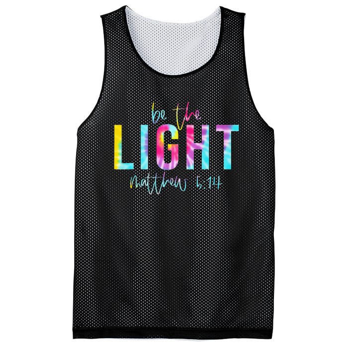 Be The Light Matthew 514 Tie Dye Christian Mesh Reversible Basketball Jersey Tank