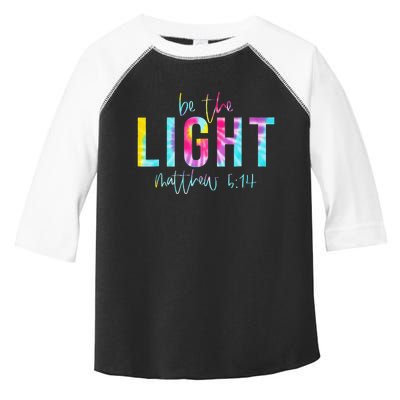 Be The Light Matthew 514 Tie Dye Christian Toddler Fine Jersey T-Shirt