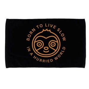 Born To Live Slow Microfiber Hand Towel