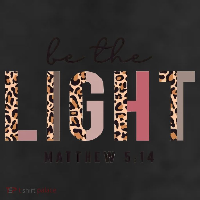 Be The Light Matthew Christian Faith Bible Verse Leopard 11oz C Handle Ceramic Mug