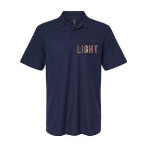 Be The Light Matthew Christian Faith Bible Verse Leopard Softstyle Adult Sport Polo