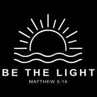 Be The Light Faith Religious Jesus Christian 16 in Basic Backpack