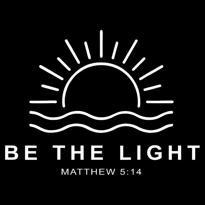 Be The Light Faith Religious Jesus Christian 16 in Basic Backpack