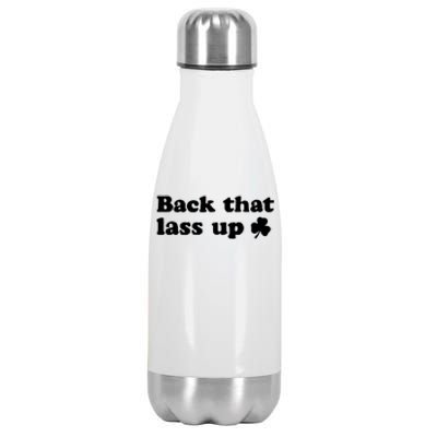 Back That Lass Up Funny Designs Meaningful Gift Stainless Steel Insulated Water Bottle