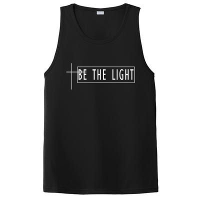 Be The Light Christian Slogan PosiCharge Competitor Tank