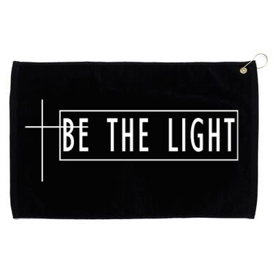 Be The Light Christian Slogan Grommeted Golf Towel