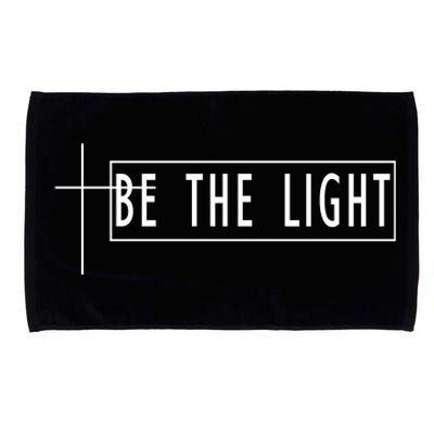 Be The Light Christian Slogan Microfiber Hand Towel