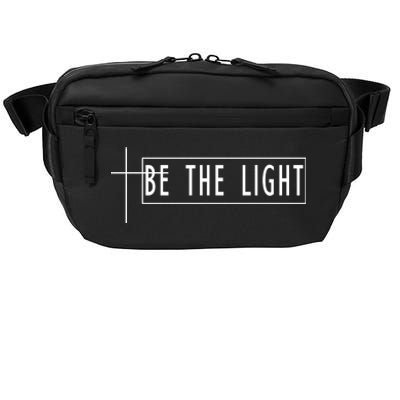 Be The Light Christian Slogan Crossbody Pack