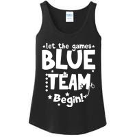 Blue Team Let The Games Begin Field Trip Day Ladies Essential Tank