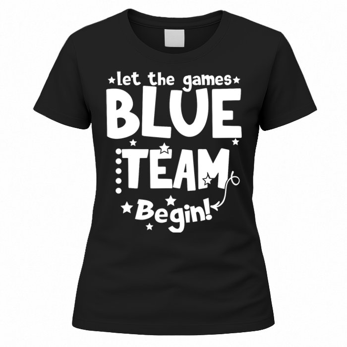 Blue Team Let The Games Begin Field Trip Day Women's T-Shirt