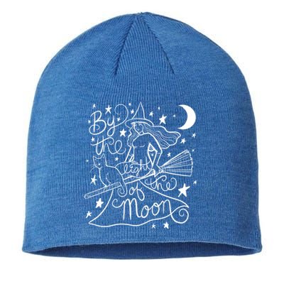 By The Light Of The Moon Witch Gift Sustainable Beanie