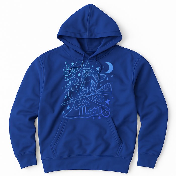 By The Light Of The Moon Witch Gift Hoodie